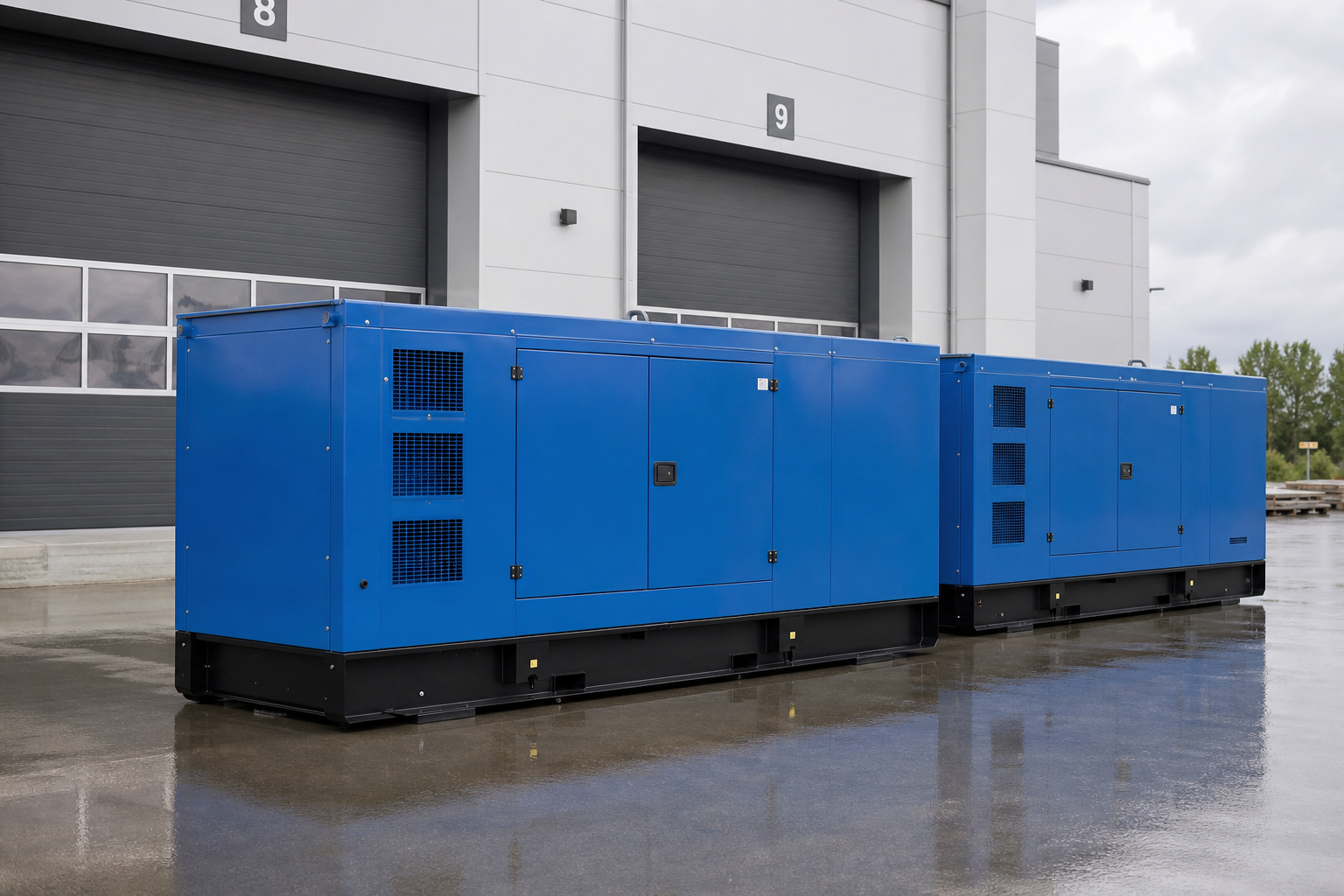 Generator sets ready for delivery