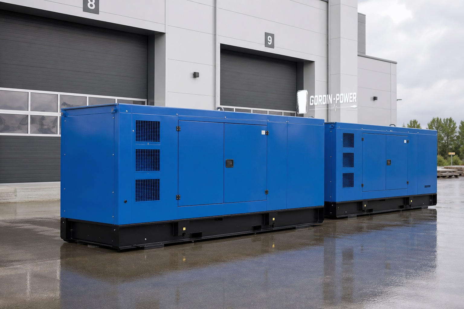 GORDIN POWER generator sets ready for delivery